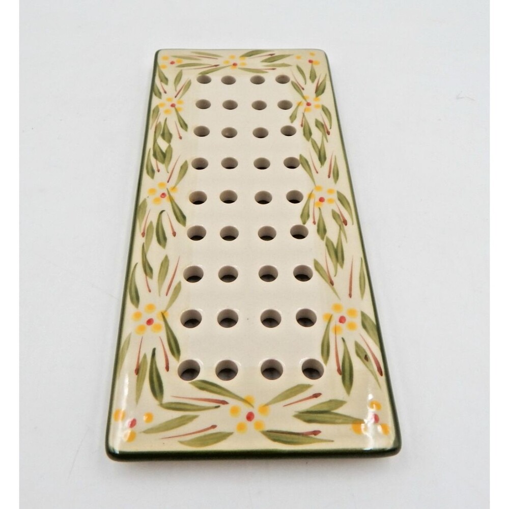 Temptations by Tara Old World Green Meatloaf Pan Drip Tray Replacement 8"x3.5"